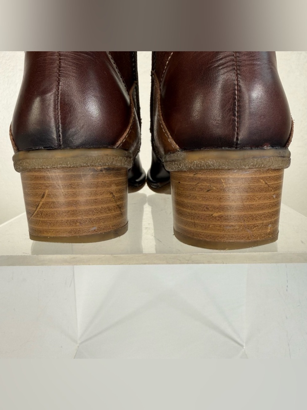 Pikolinos Zaragoza W9H-8768 Patchwork Leather Lace-Up Ankle Boots Booties SZ 38 - Picture 5 of 16